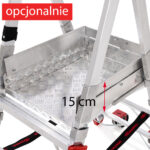 komplet nakładek podwyższających bortnice do 15 cm;