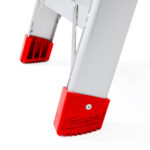 Antypoślizgowe stopki zapewniające stabilność drabiny Faraone