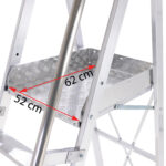 Platforma robocza Faraone SM z poręczami i bortnicami