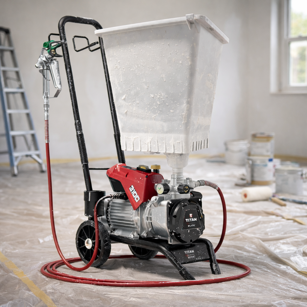 Agregat membranowy elite 3100 ze zbiornikiem na farbe