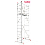 Podest roboczy AK400 – wytrzymałe rusztowanie drabinowe do 5 metrów do prac domowych i elewacyjnych