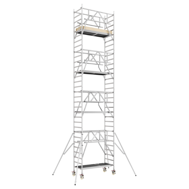 rusztowanie aluminiowe akso comfort 190 - wysokość robocza 9 metrów