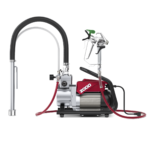 Agregat malarski membranowy Titan Elite 2000 – widok urządzenia z pistoletem RX-80 i wężem