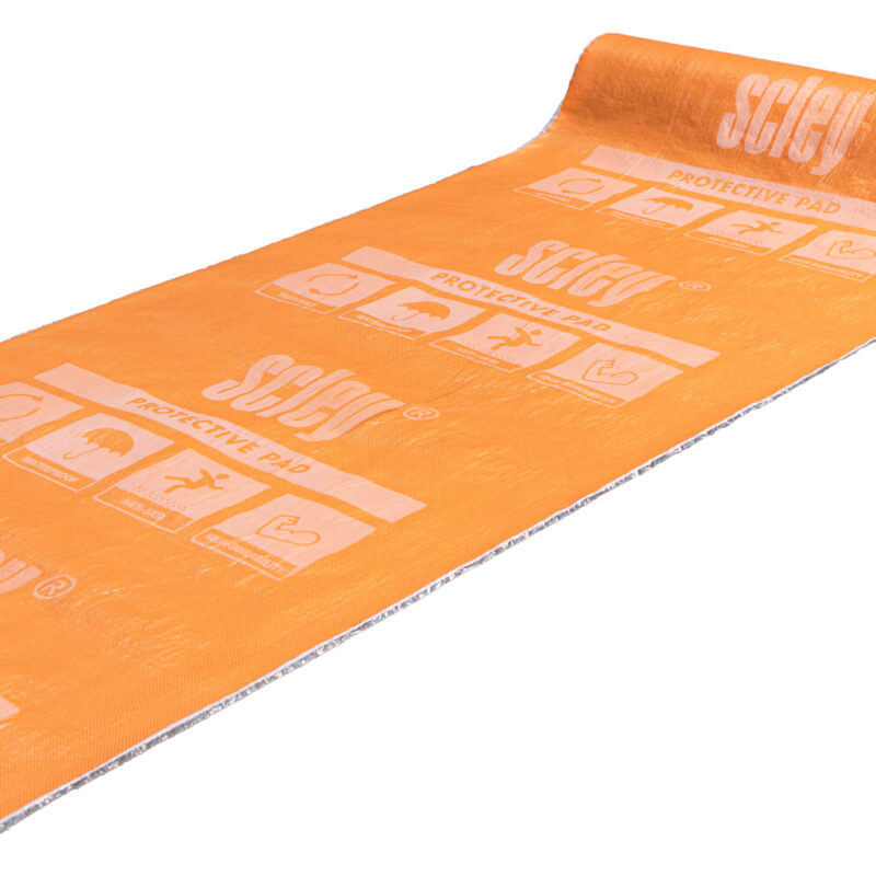 Scley Mata do Zabezpieczenia Podłóg Pomarańczowa 1 x 25 m