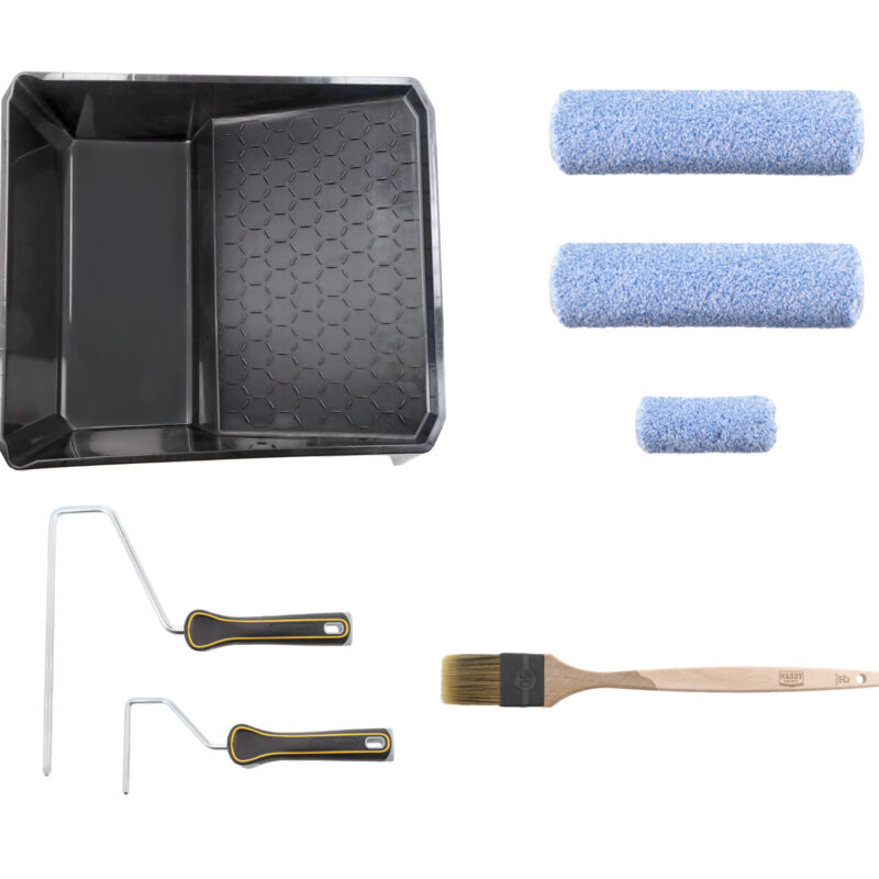 Zestaw wałków i pędzli Hardy Select do malowania ścian