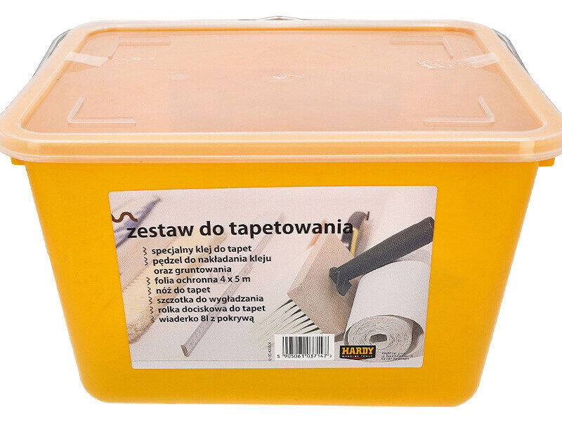 Wiadro 8 l z pokrywą – zestaw tapeciarski Hardy