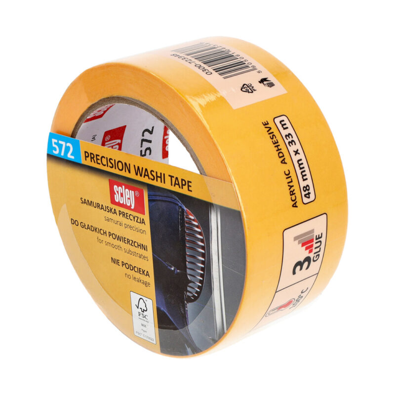 Scley taśma malarska *572* precyzyjna Washi, 48 mm x 33 m