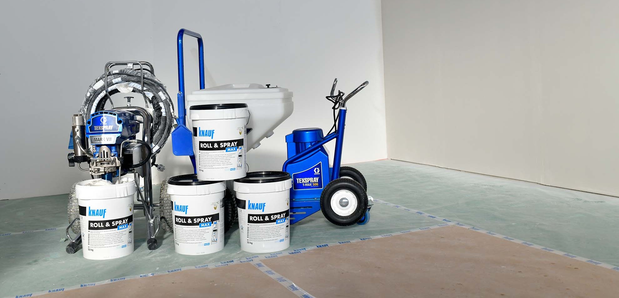 Knauf Roll & Spray Max – gładź polimerowa klasy premium do natrysku