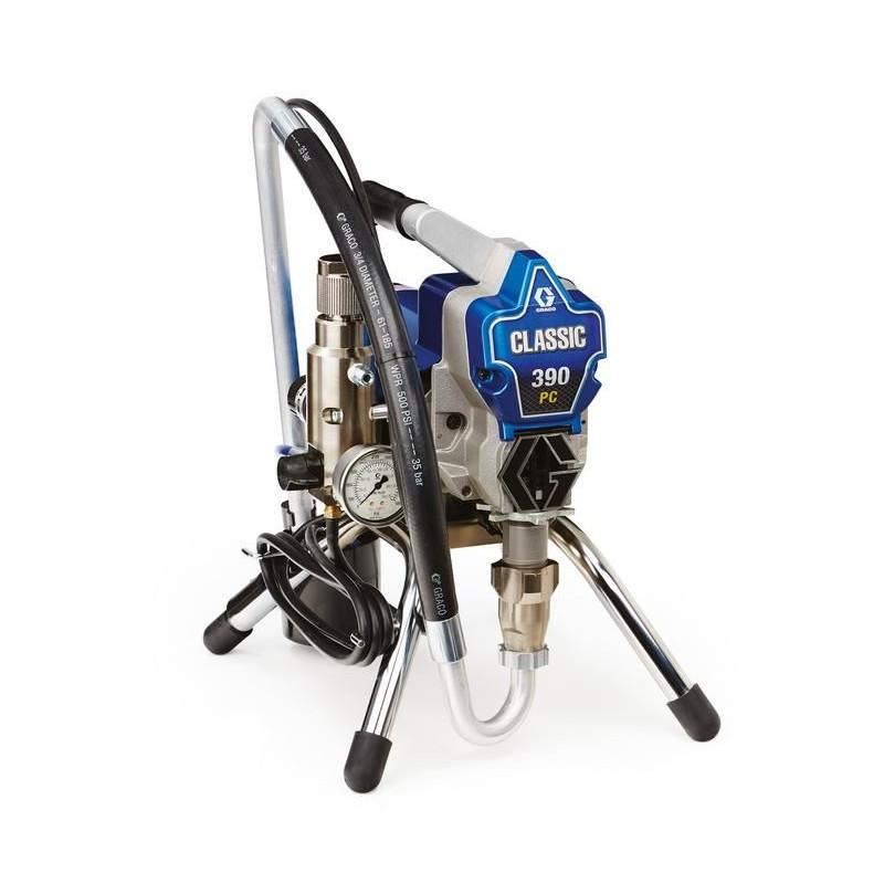 agregat malarski Graco Classic PC 390 widok z przodu