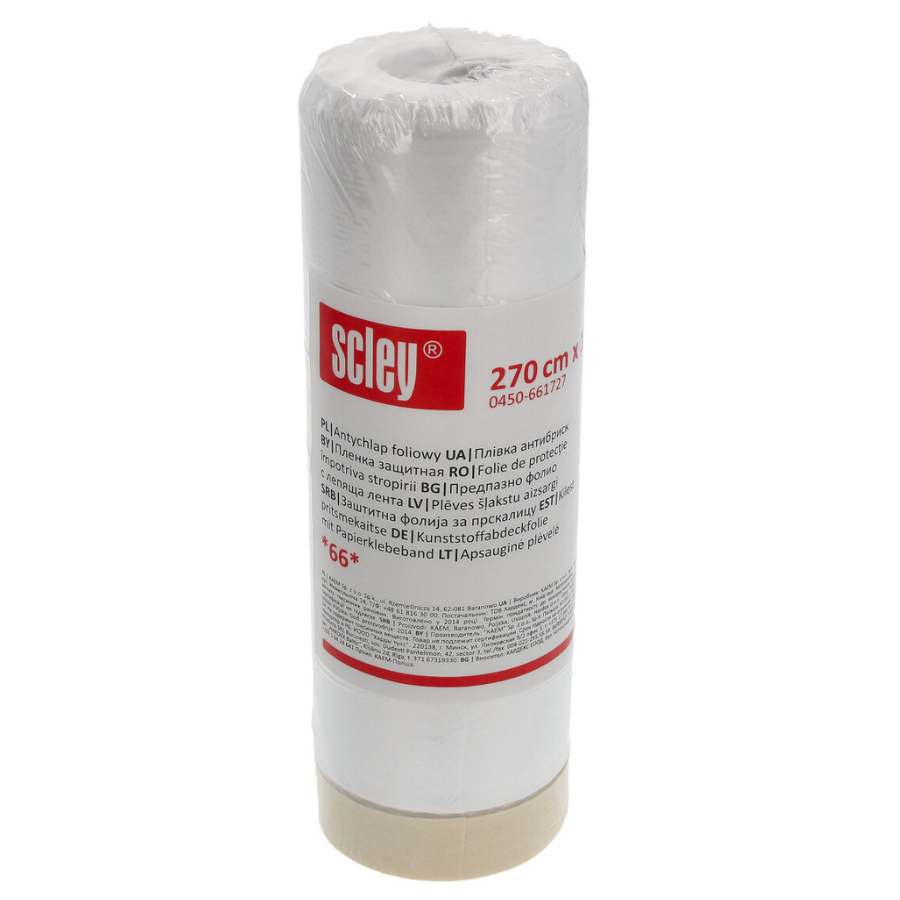 scley-antychlap-z-folia-seria-66-210-cm-x-20-m2 Taśma papierowa z folią ochronną Scley 66