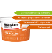 Gładź polimerowa MasterMas Top Roller – wiadro 18 kg 25 kg