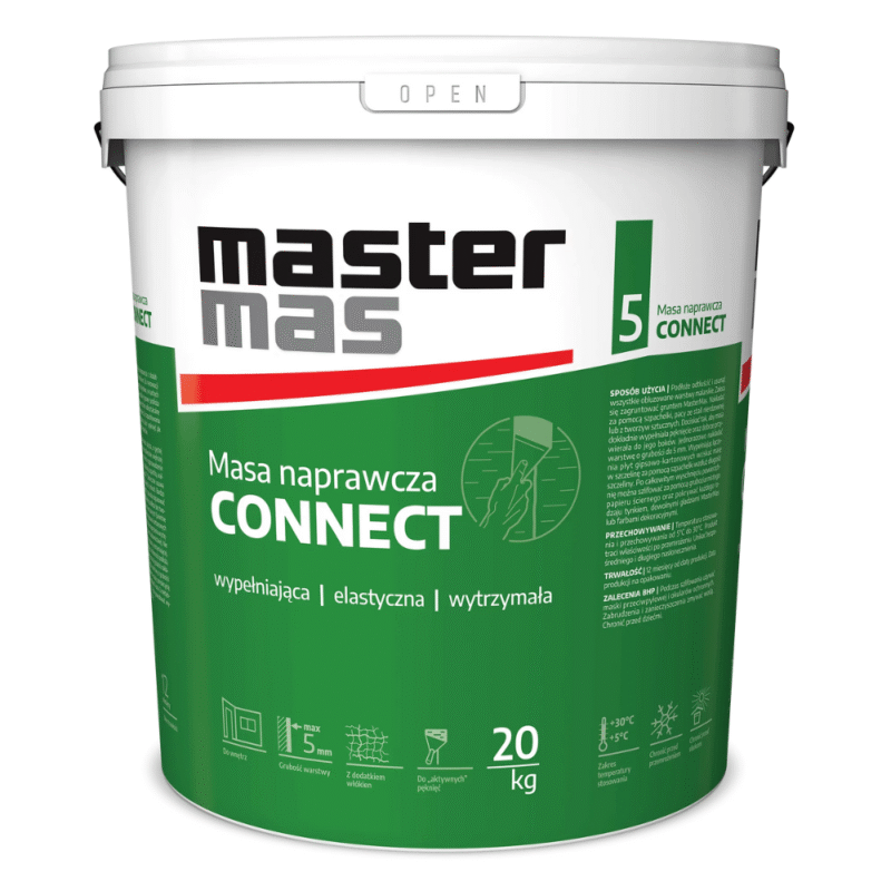 MASter CONNECT Gotowa gładź szpachlowa 20 kg wiaderko