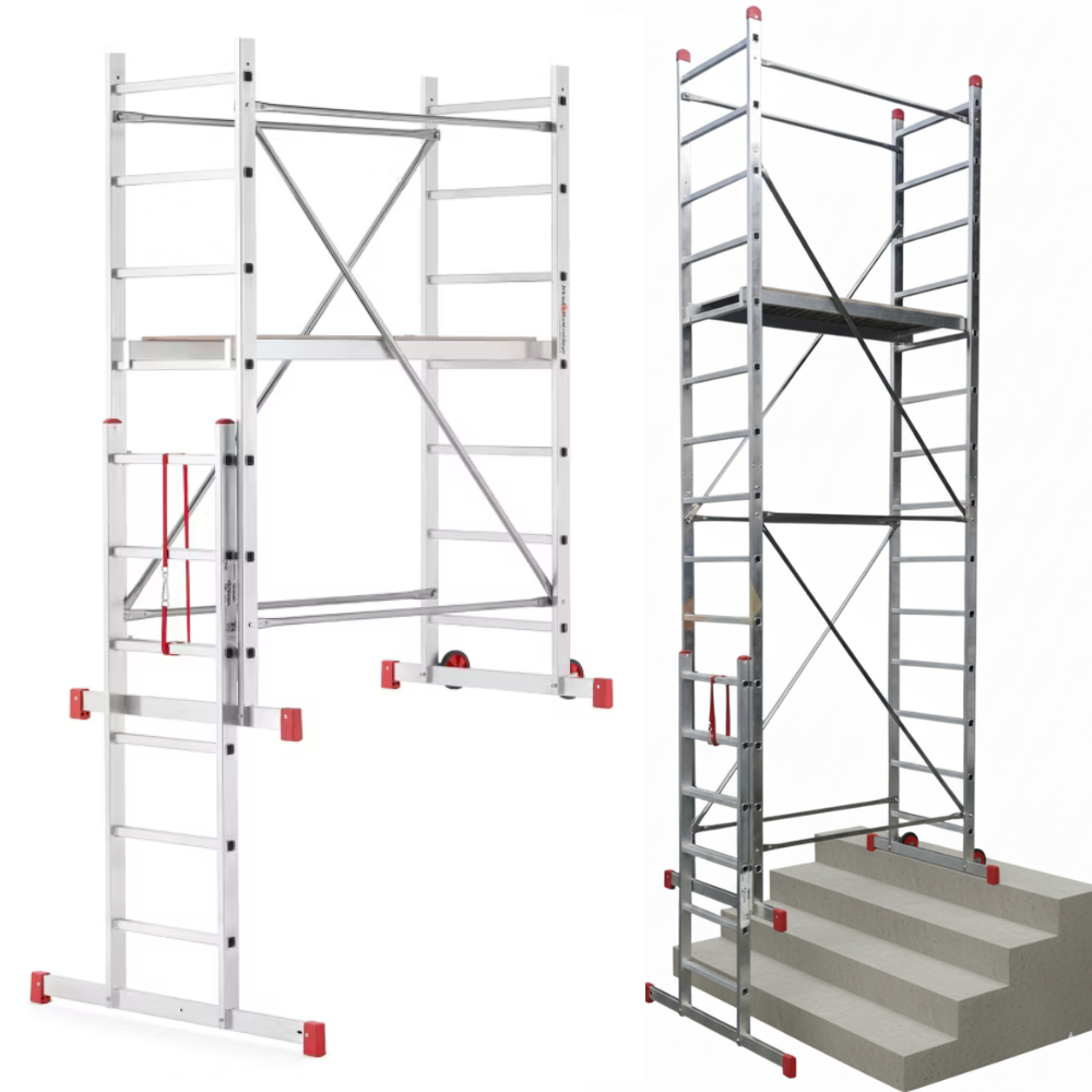 rusztowanie na schody rusztowanie na schody Faraone AK aluminiowe
