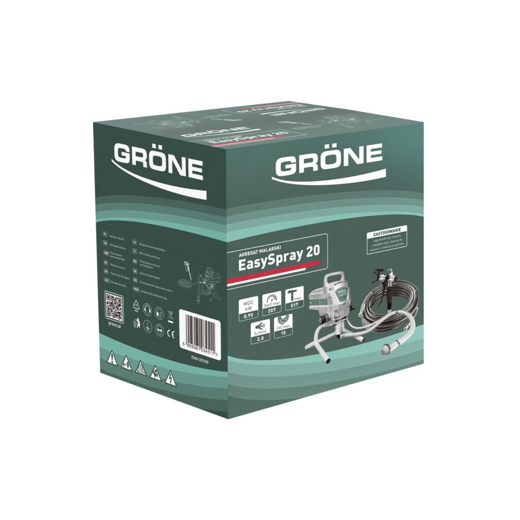 Gröne EasySpray 20 – jednostka agregatu gotowa do wysyłki