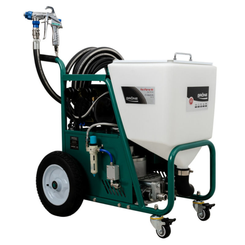 Agregat do tynkowania elewacji Gröne HardSpray 80 – widok ogólny urządzenia