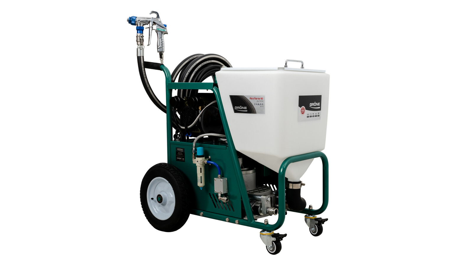 Agregat do tynkowania elewacji Gröne HardSpray 80 – widok ogólny urządzenia