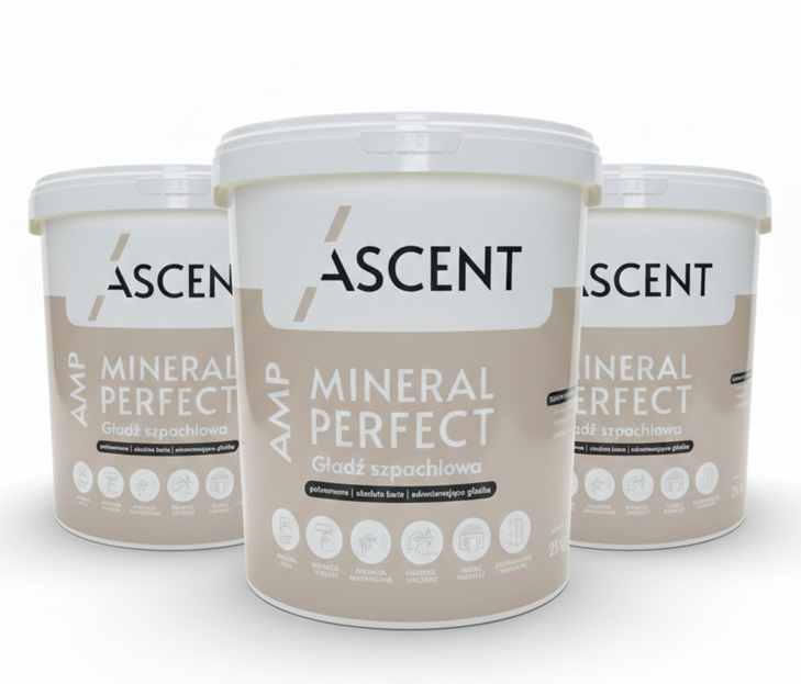 AMP Ascent Mineral Perfect – opakowanie gładzi szpachlowej