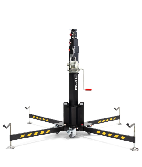 Podnośnik materiałowy ELC-755 podnoszący ładunek na wysokość 4,5 m