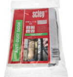 Kurtyna przeciwpyłowa z zamkiem na drzwi - Scley "U" 112×220 cm - obrazek 2