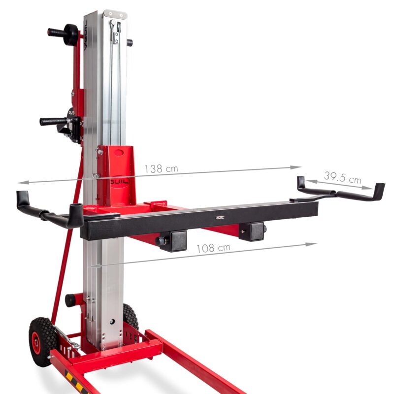 stalowy uchwyt do markizy do podnośników TORO wymiary