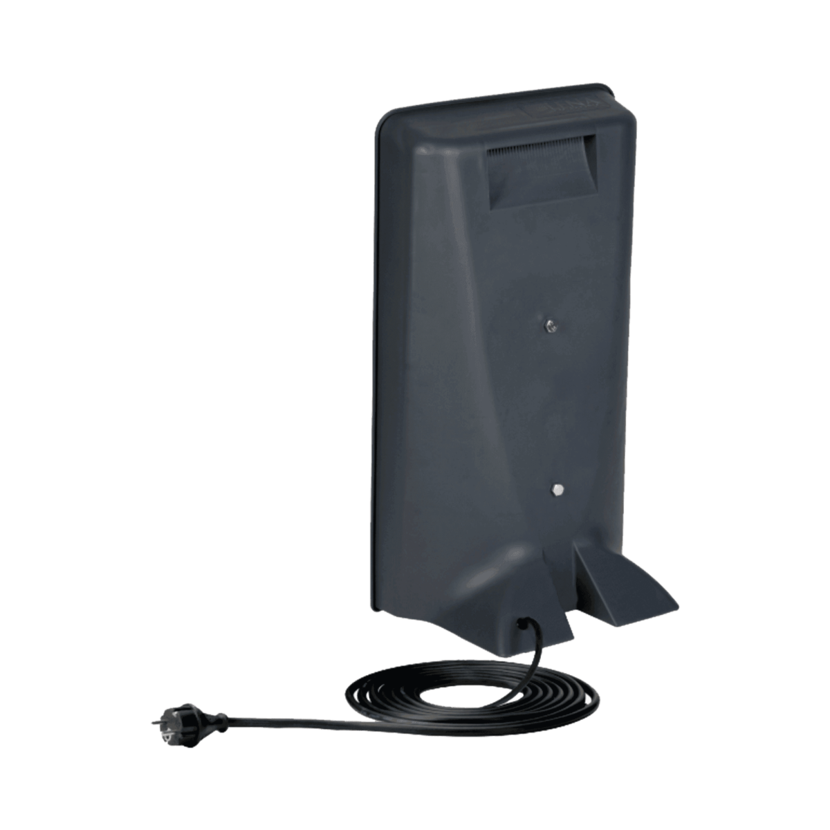 Tylny panel lampy Giant LED Evo 288W z widoczną ergonomiczną rączką, dwoma gniazdami zasilającymi PL-FR i 5-metrowym przewodem H07RN-F.
