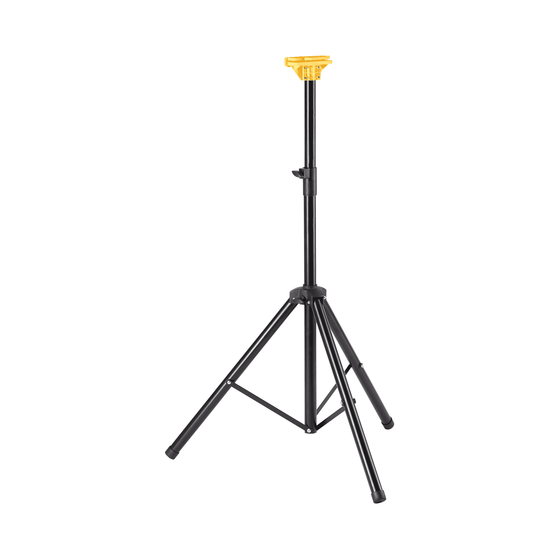 stojak-future-stand Czarny stalowy stojak Future Stand z głowicą Click Head do szybkiego montażu lamp budowlanych.