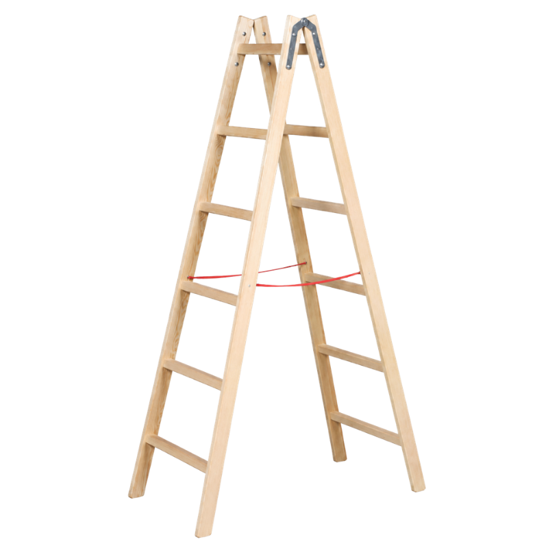 Drabina drewniana Hardy 2×6 – 160 cm | TechnikNTB