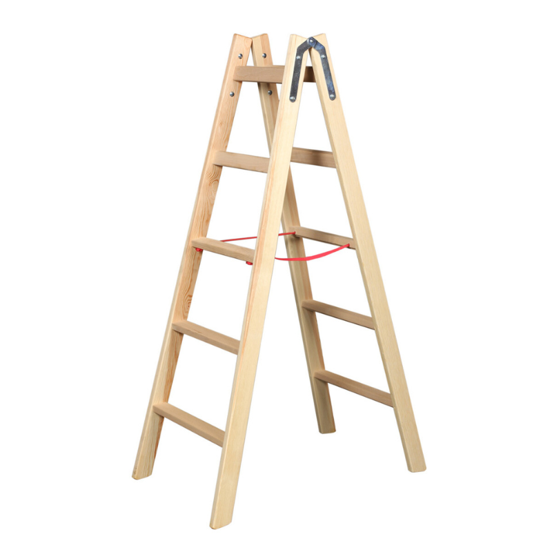 Drabina drewniana Hardy 2×5 – 130 cm | TechnikNTB