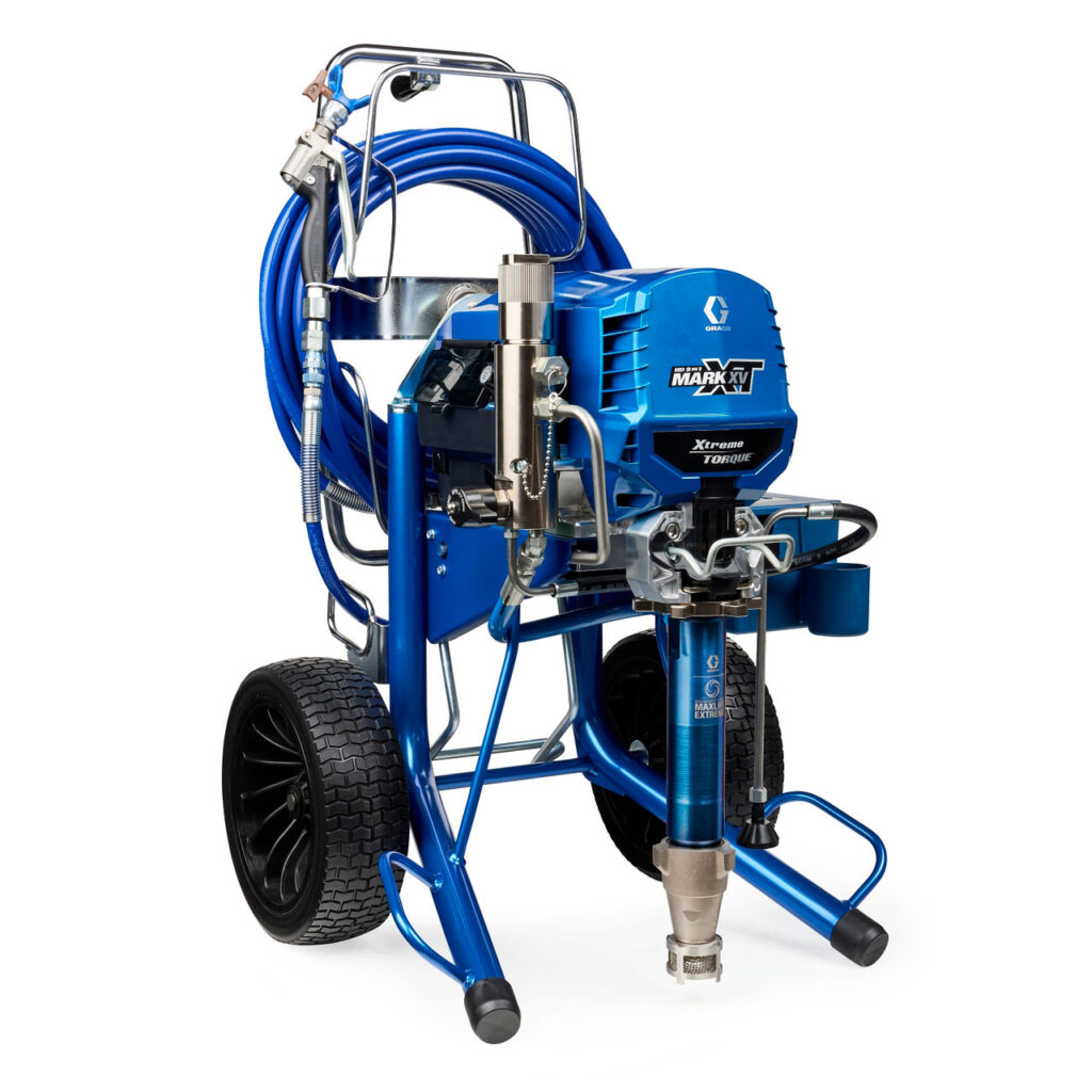 Widok z boku Graco Mark XV XT 18H405 na ramie Hi-Boy