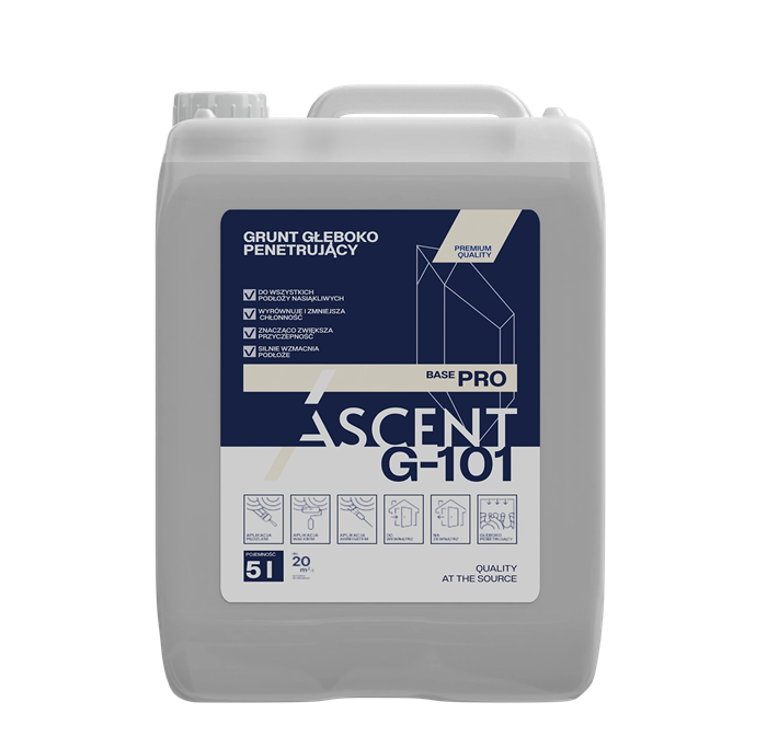 ASCENT G-101 Base Pro 5 l – grunt penetrujący